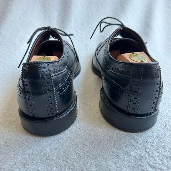 Allen Edmonds Mens Dress Shoes Larchmont Wingtip Derby 10 E‎ Oxford USA wingtip - Picture 7 of 12